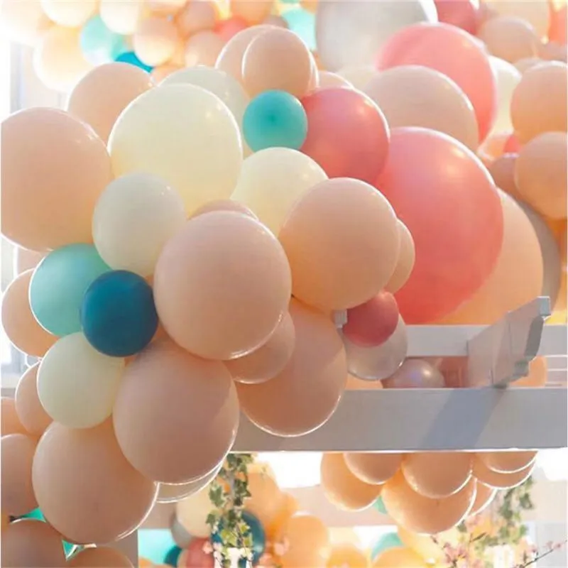 5 шт. 18 дюймов мгновенной проявки Macaroon латексные шарики День подарков будущей