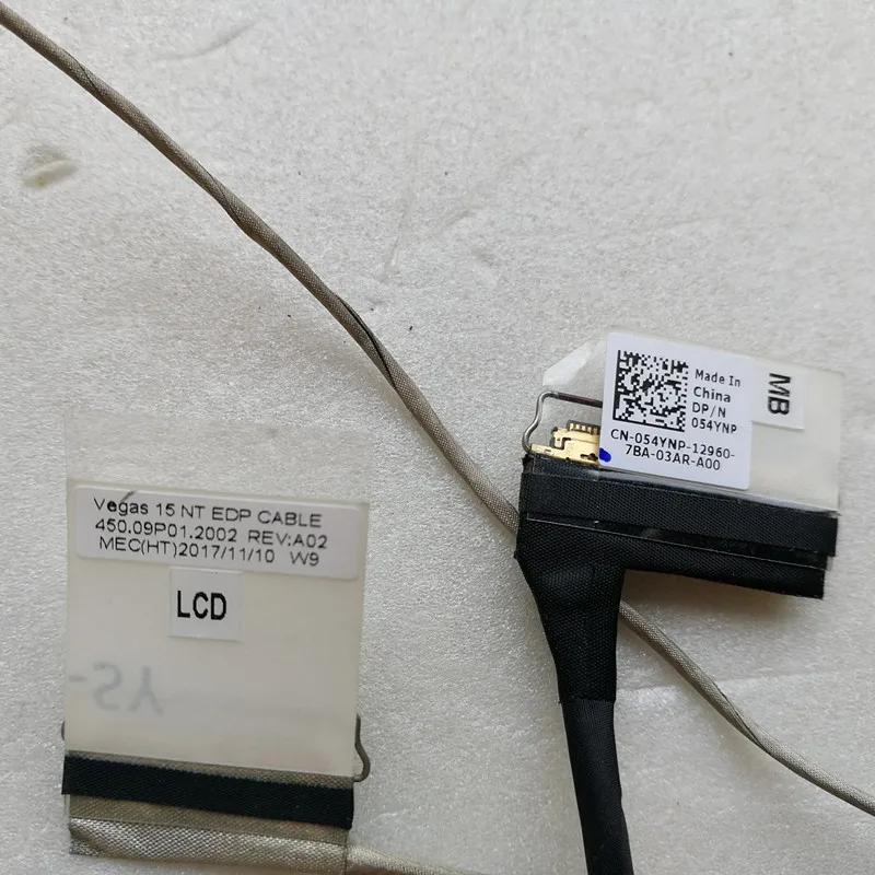 Новый ЖК-кабель lvds для ноутбука DELL Vostro 15-3562 3567 3565 V3567 V3568 turis 15 054YNP безсенсорный