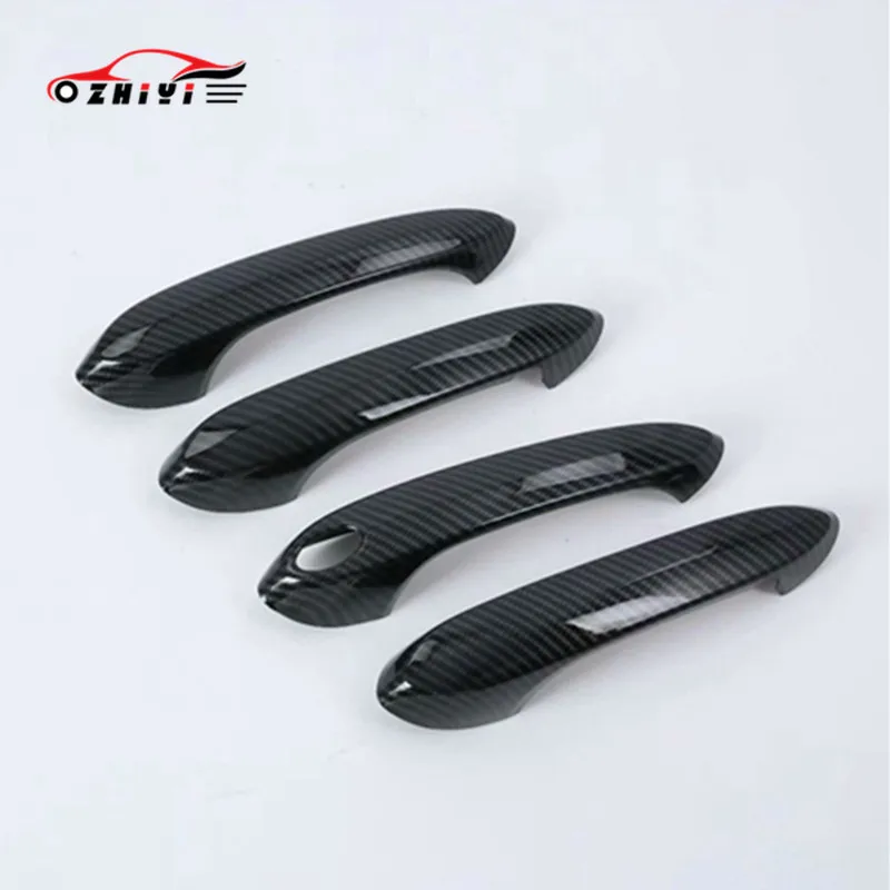 

Door Handle Cover Sticker for BMW X3 Auto Exterior Parts Carbon Fiber Black Door Handle Cover Decorative Shell Car Accessories