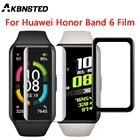 AKBNSTED 2 шт 3D часы полный экран Защитная пленка для Huawei Band 66 Pro Смарт-часы покрытие ТПУ мягкая пленка для Honor Band 6