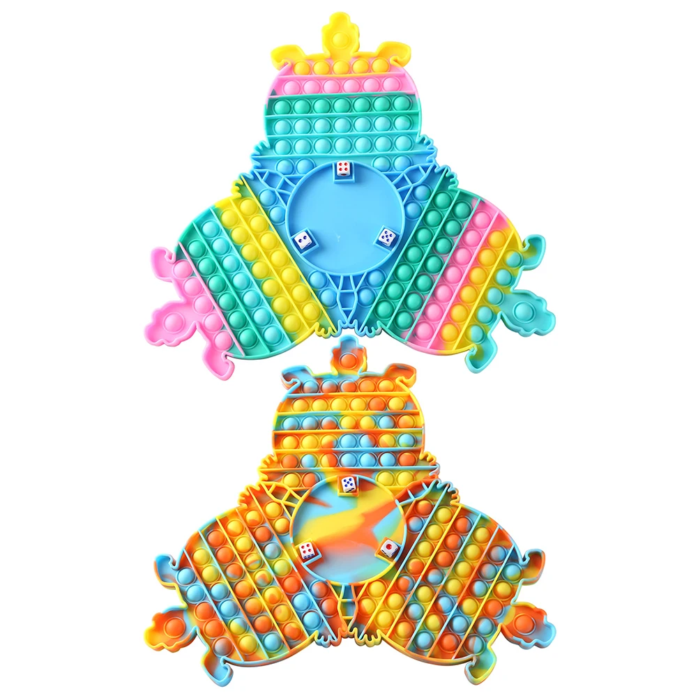 

Turtle Chessboard Silicone Push Bubble Fingertip Stress Reliever Sensory Toy Autism Special Stress Reliever