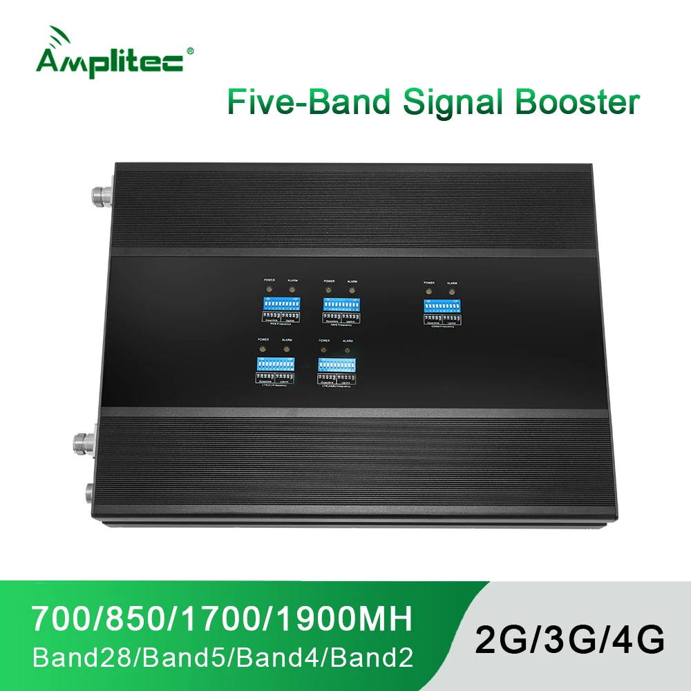 Амплитек мощные 5 Band Мобильный усилитель сигнала C23F 5B US 3G 4 аппарат не привязан к