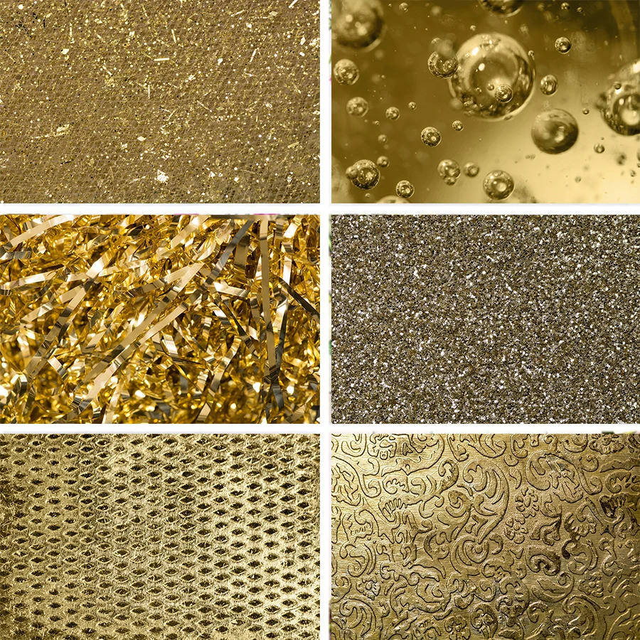 Фотофон Nitree медная текстура пэтен золотые Пузырьковые гранулы реквизит для