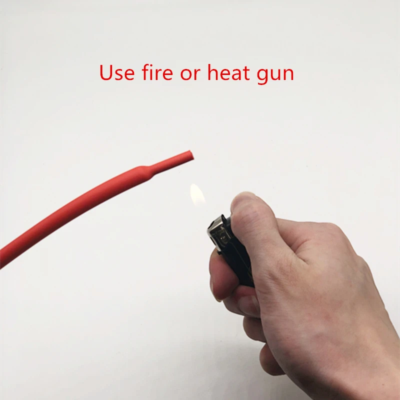 1 Meter heat shrink tube transparent Wrap Wire Sell Connector shrinkable tubing kits 2:1 |