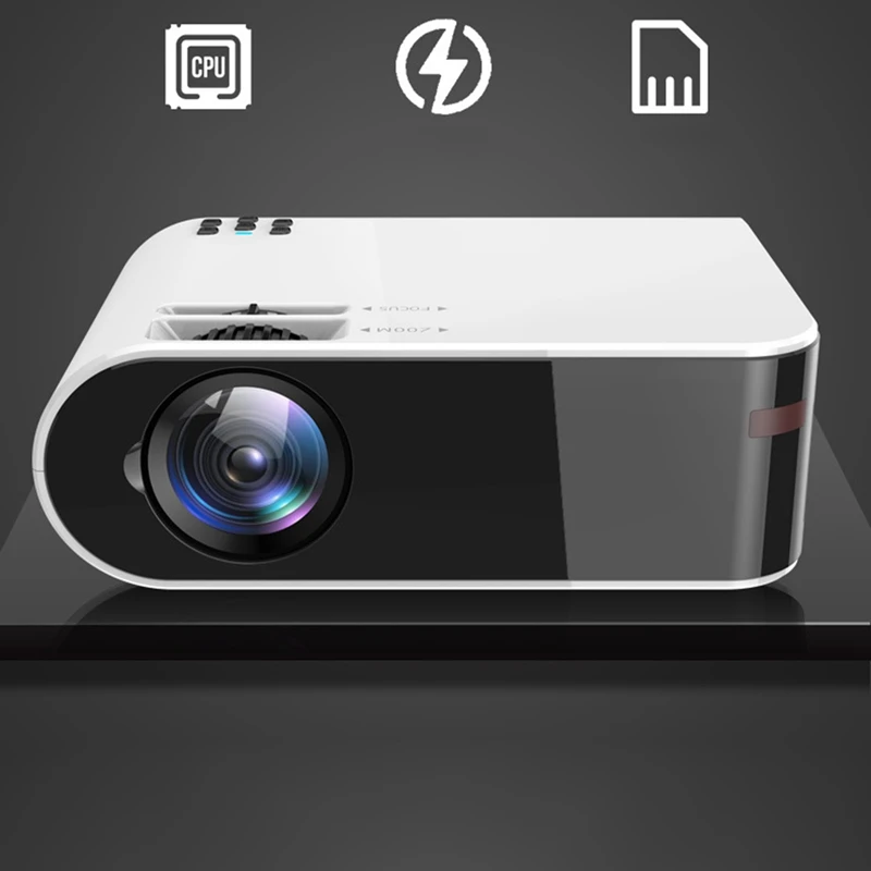 

Hot W18 Projector Portable Projector Home Hd 1080P Wireless Projector Smart Office Teaching Wifi Projector (Eu Plug)