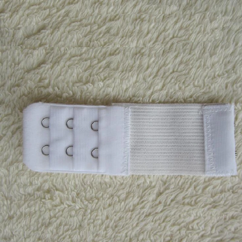 Дамы эластичный 2 крючка бюстгальтер ремень Удлинительный крюк зажим идеальная