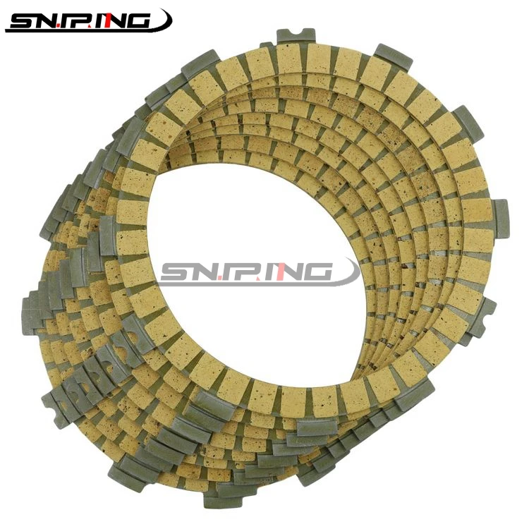 

8 PCS High quality paper - based clutch friction disc For SUZUKI GSXR600 K6