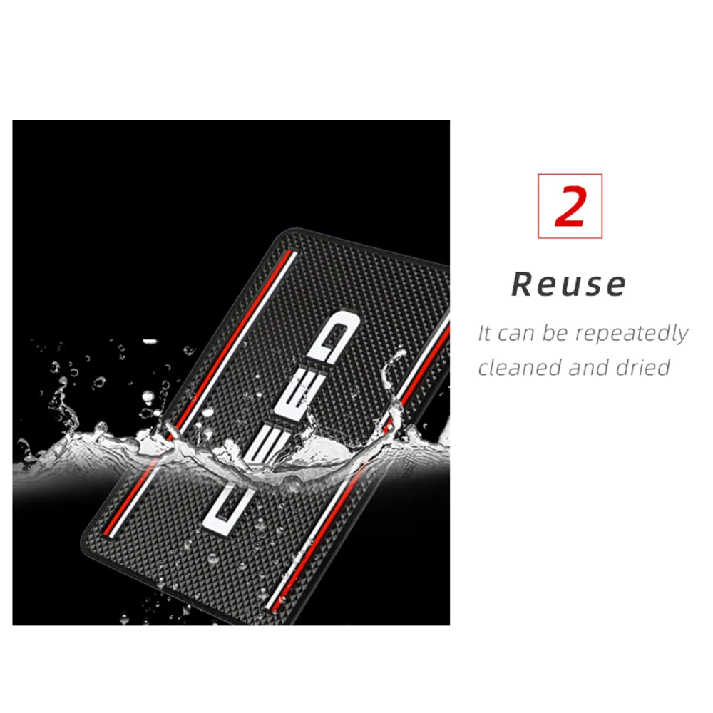 Нескользящий коврик для приборной панели липкий нескользящий держатель Kia Ceed Rio 3