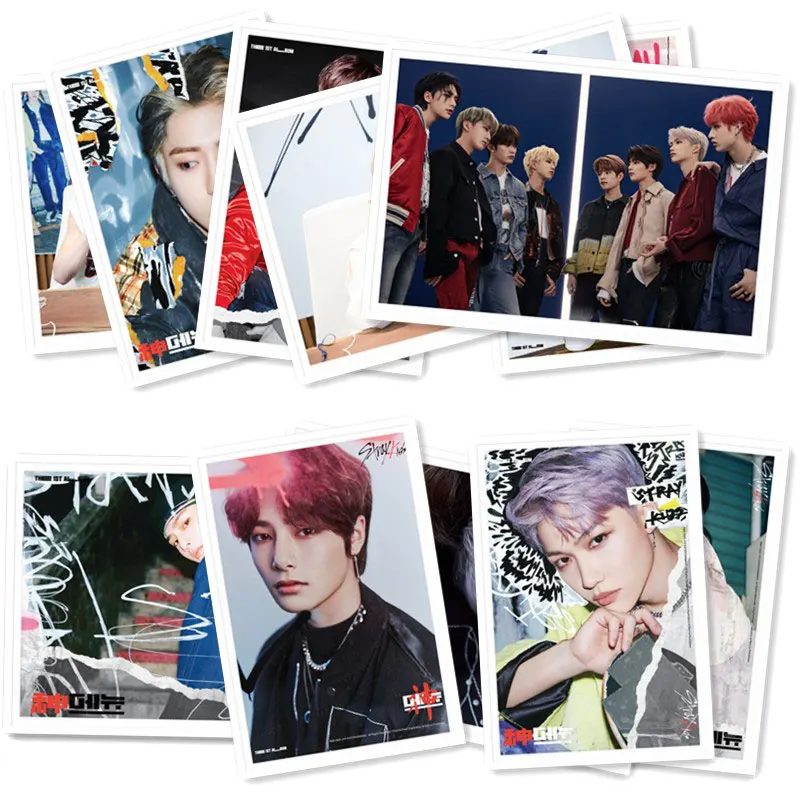 KPOP Stray Kids 1-й альбом &ltGO LIVE&gt Polaroid Photo Lomo Card K-pop StrayKids металлическая коробка карта 40