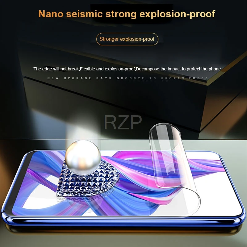 RZP полное покрытие протектор экрана для huawei Honor 9X Pro 9i 10 lite 20 Pro V20 20i Гидрогелевая пленка для Honor 10 9 lite TPU ПЭТ пленка