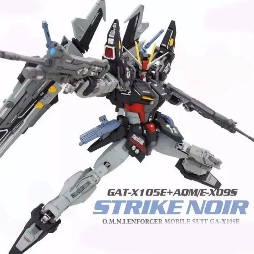 

Japanese Anime Dragon Momoko MG 1/100 Gat-X105e + AQM/E -X09S Strike Noir Suit Mobile Assembly Kits In White Box