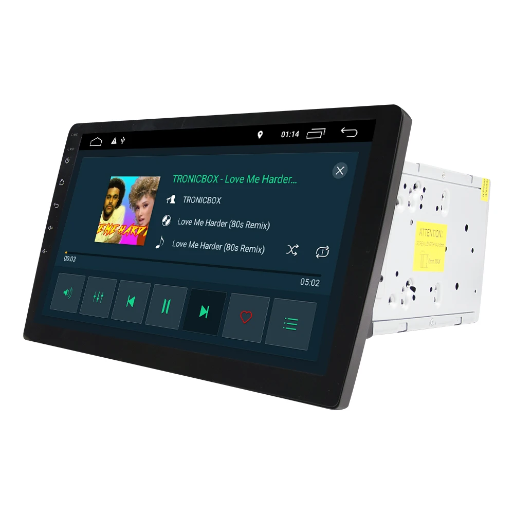 Eunavi 2 din 10,1 дюймов DSP TDA7851 Универсальный Android 9,0 Автомобильный мультимедийный радио плеер 2din gps сенсорный экран Bluetooth wifi без DVD