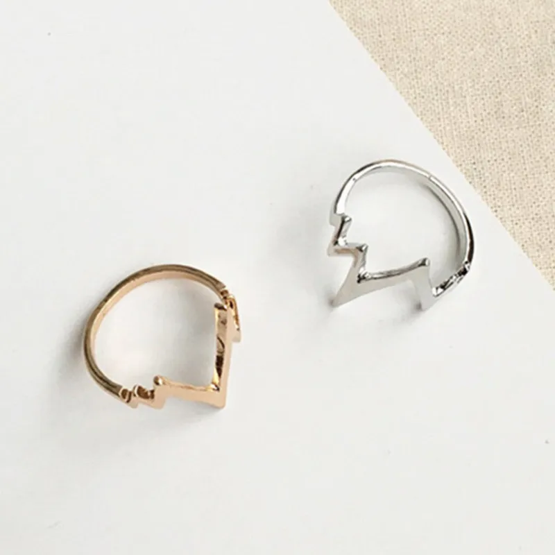 Женское кольцо с полым кольцом цветной многослойный золотистого цвета Ювелирное