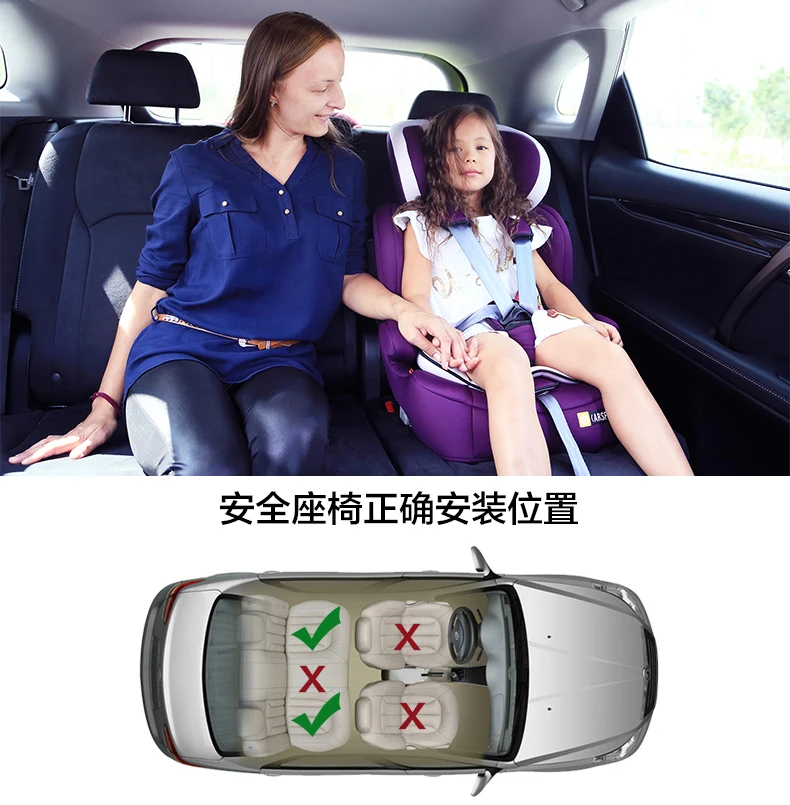 Ik-06 Innokids детское безопасное сиденье, вращающееся на 360 градусов, с 0 до 12 лет, ребенок может сидеть и лежать, Isofix защелка, серый цвет