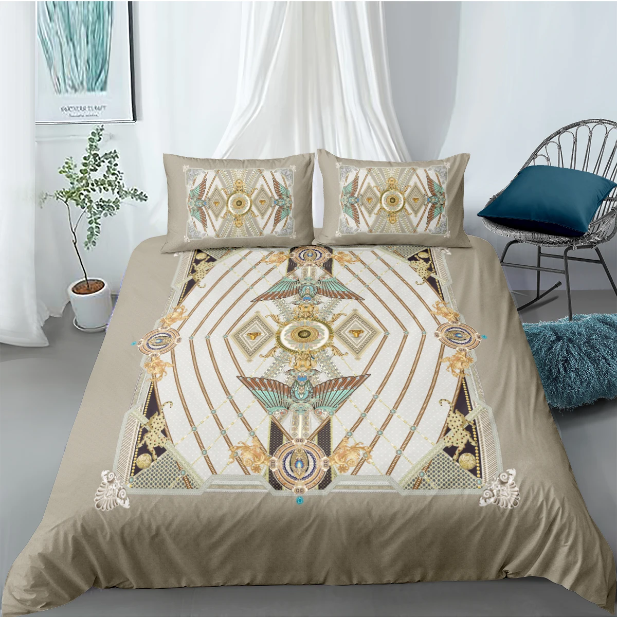 

3D Camel Comforter Cases Abstract Flower Duvet Cover Sets Pillow Covers Full Double Single Twin Queen Size 180*210cm Bedclothes