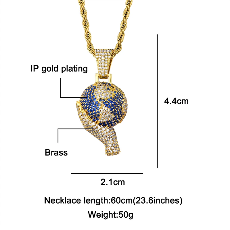 Hip Hop Charm Necklace Jewelry Gift 