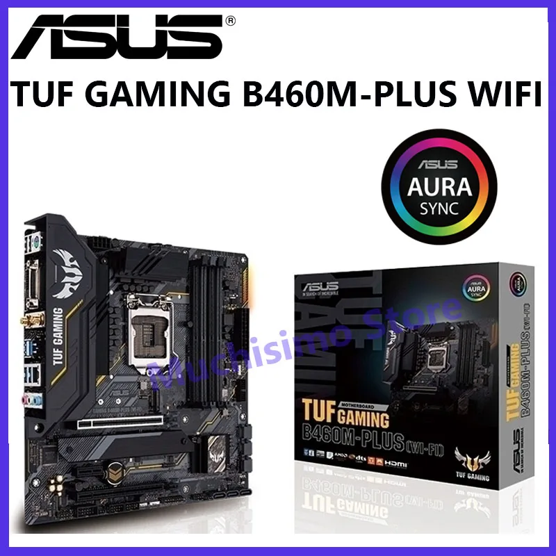 Материнские платы Asus TUF GAMING B460M-PLUS Wi-Fi материнская плата LGA 1200 10-го поколения