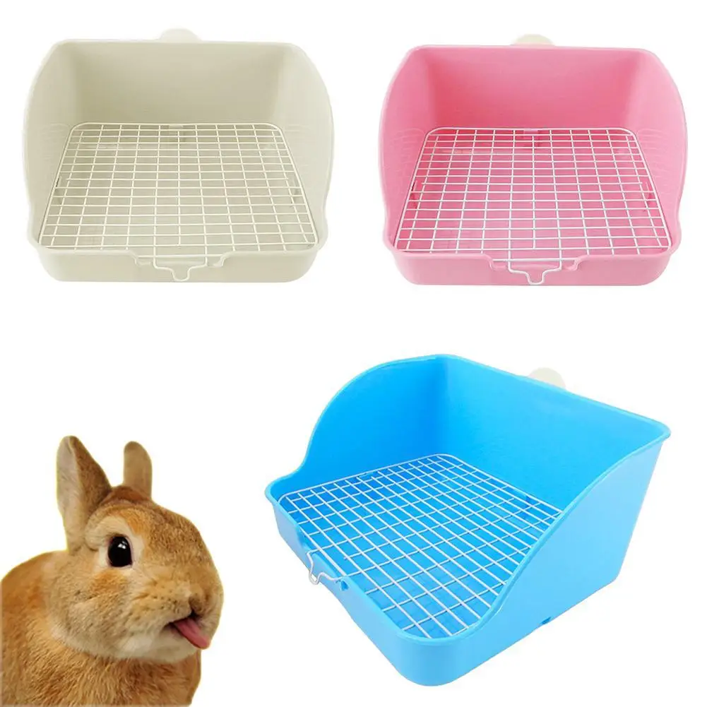 

Pet Cat Rabbit Toilet Mesh Portable Drawer Design Pet Rabbit Toilet Litter Tray Pad Holder Safe Train Mesh Box Case Easy Clean