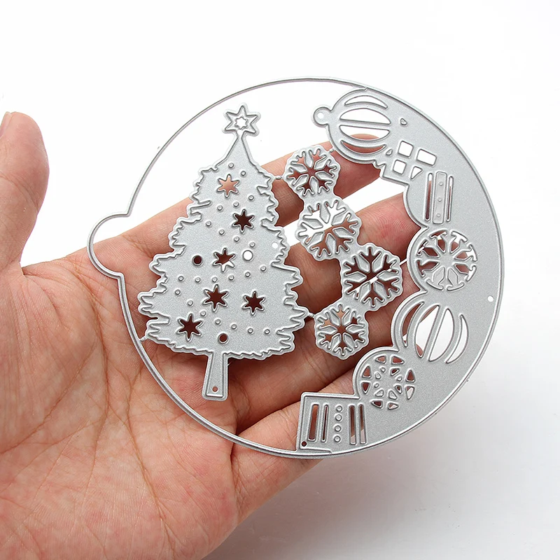 Углерода Сталь металлическое ремесло/заснеженных деревьев Бумага под давлением