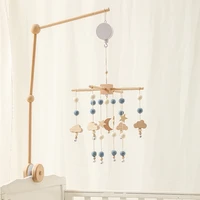 3pc baby wooden mobile hanger mobile kit decoration photography props newborn gift crib mobile hanging frame bed toy