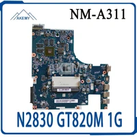 for lenovo aclu9 aclu0 nm a311 motherboard for lenovo g50 30 notebook motherboard cpu n2830 gt820m 1g ddr3 100 test work