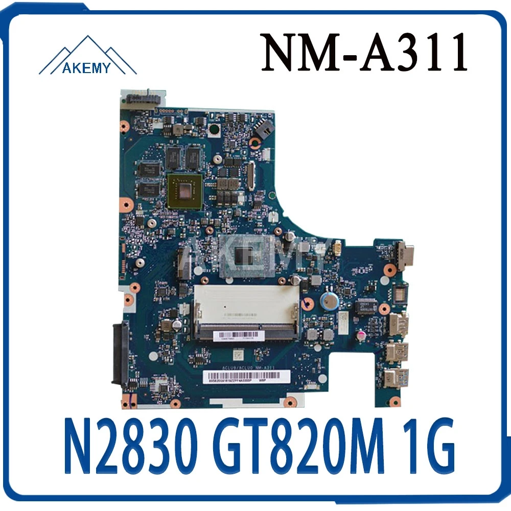 Для For Lenovo ACLU9 / ACLU0 NM A311 материнская плата для G50 30 N2830 GT820M 1G DDR3 100% тестовая