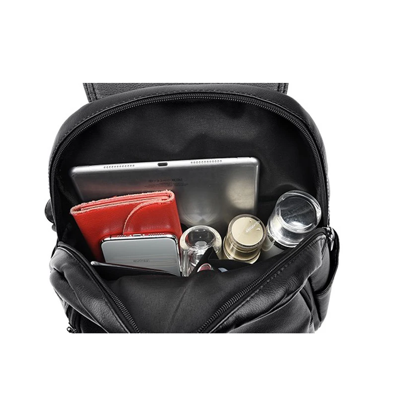 

Fashion PU Leather Women Backpack Casual School Backpack For Women Large Capacity Backpack Rucksack Daypack Mochila