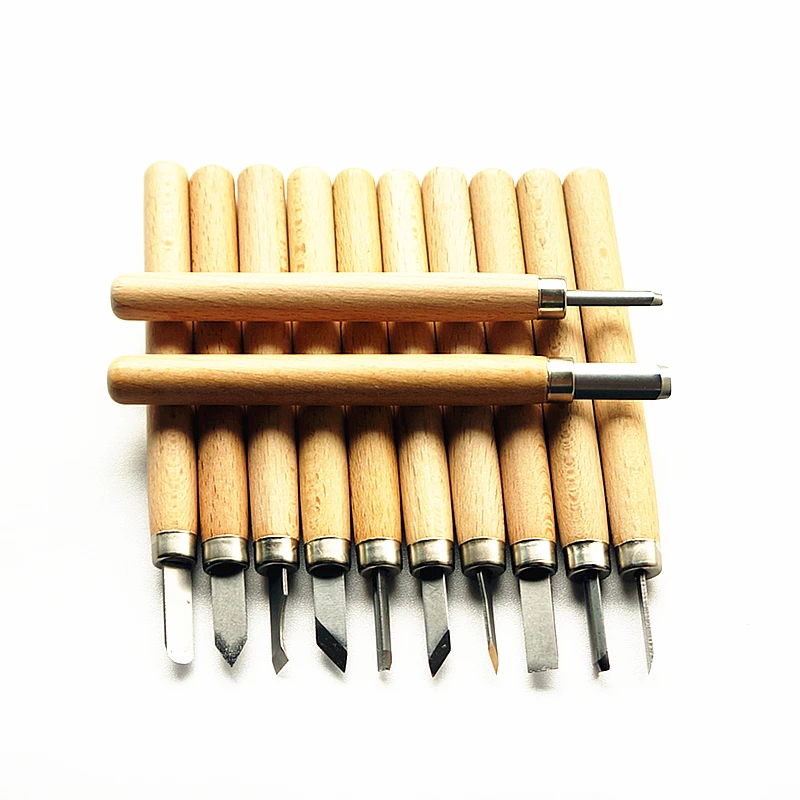 12 шт./компл. искусственный нож ручной резец набор столярных искусств инструмент