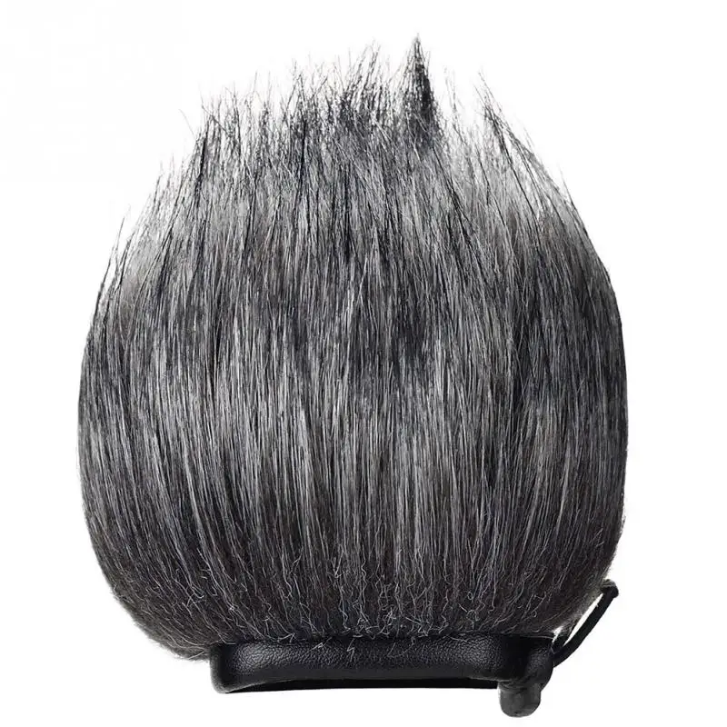 Профессиональный открытый микрофон Меховой чехол ветровое стекло лобовое муфта