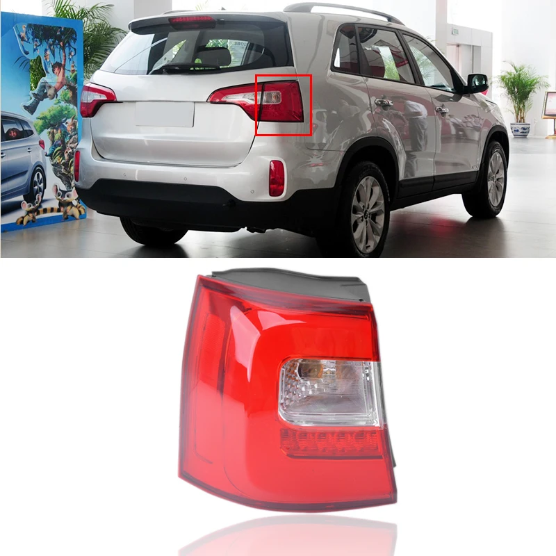 Задний стоп сигнал CAPQX для Kia Sorento 2013 2014 задний светильник фонарь фонарь|Фара авто
