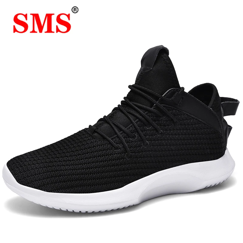 

SMS Light Running Shoes Comfortable Casual Men's Sneakers Breathable Non-slip Wear-resistant Outdoor Walking Men Sport Shoes