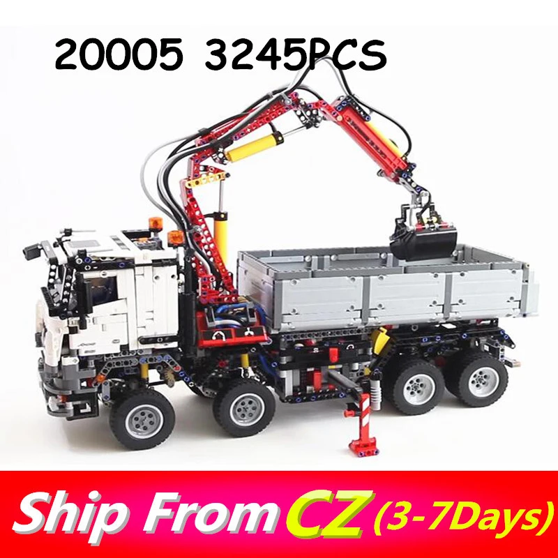 Lepinblocks, 20005, 3245 шт., модель Technic Arocs, строительные блоки, совместимые с 42043 rc tuck, подарок