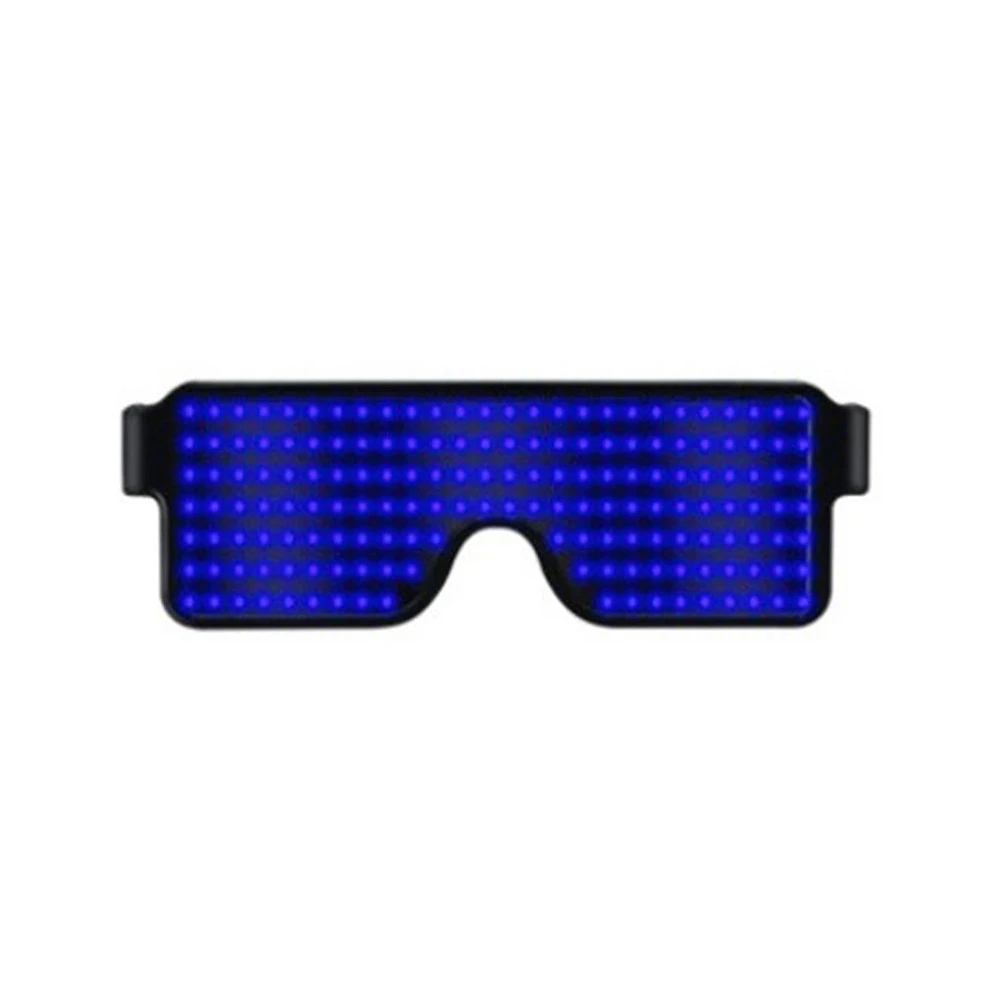 

Очки с дисплеем, многофункциональные светящиеся солнцезащитные очки со светодиодной подсветильник кой для ночного клуба Вечерние