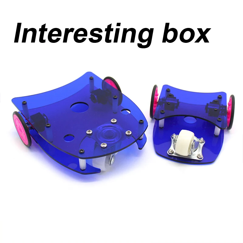 Интеллектуальное автомобильное шасси r3w5 робот Интеллектуальный DIY два привода N20