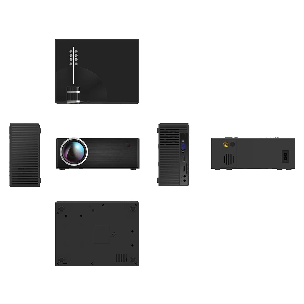 Портативный ЖК проектор Full HD светодиодный может синхронизировать экран