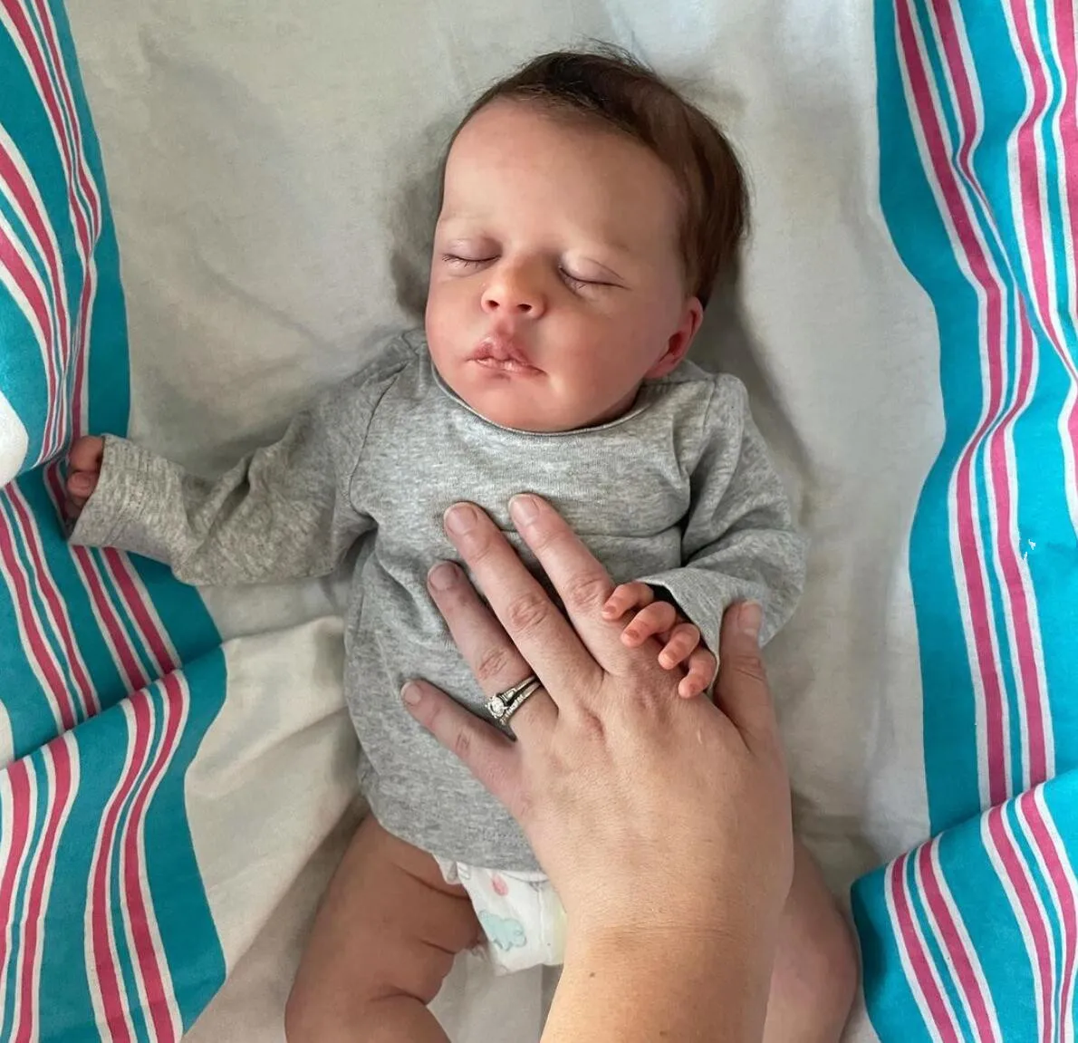 Мягкая силиконовая кукла-реборн для мальчиков и девочек 50 см | Игрушки хобби