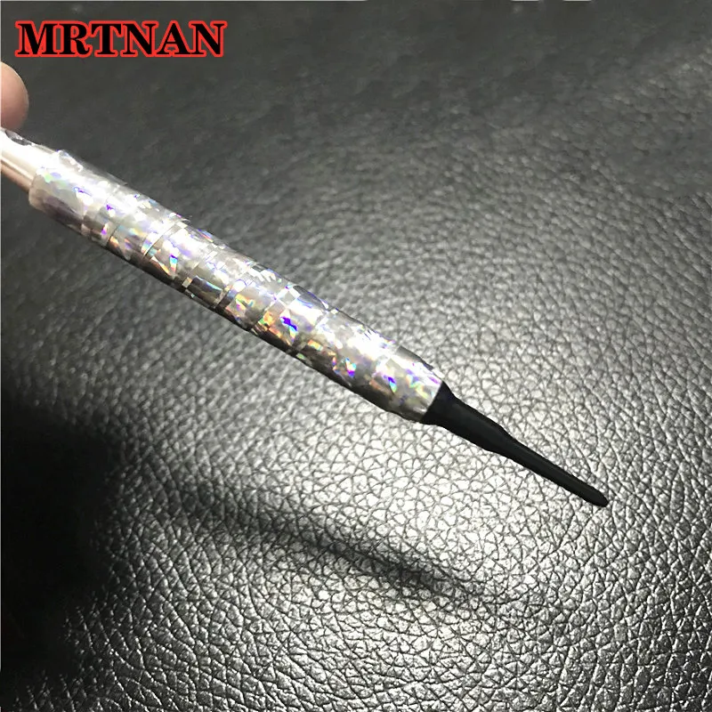 

3PCS white professional darts 14 grams indoor professional darts game safety soft darts electronic soft head