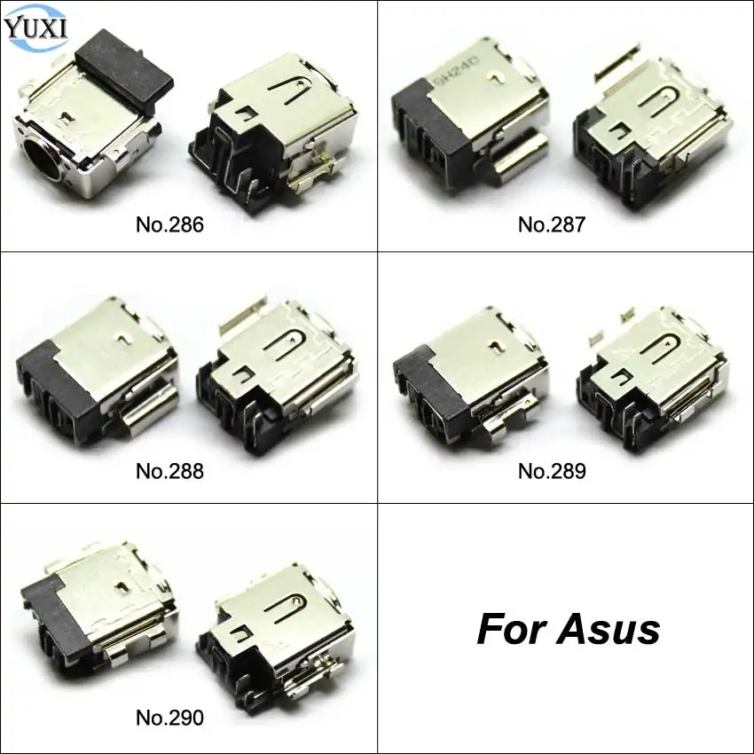 

YuXi 1pc Laptop DC Power Jack For Asus U5100 UX550 UX550V UX550VD UX550VE Charging Port Connector Socket 4.5*3.0mm / 4.5*2.65mm