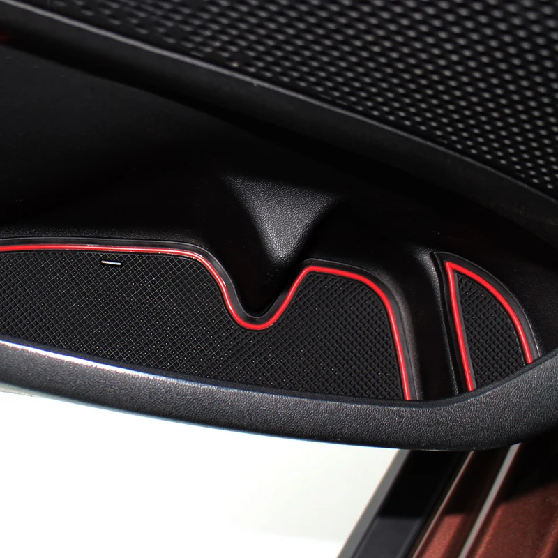 13 шт. автомобильный Стайлинг для Пежо 2008 2014-2018 латексные ворота Слот коврик