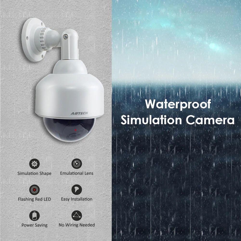 Круглый шар поддельный пустышка камера питание от аккумулятора 360 градусов