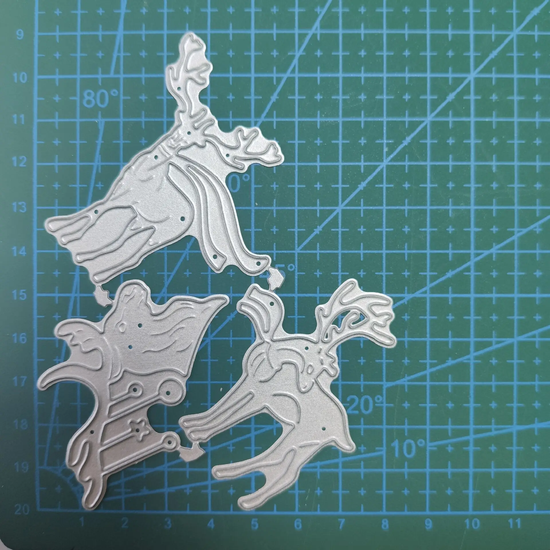 

100*87mm CHRISTMAS DEER Metal cutting Dies Craft Embossing Scrapbooking paper craft Greeting Card