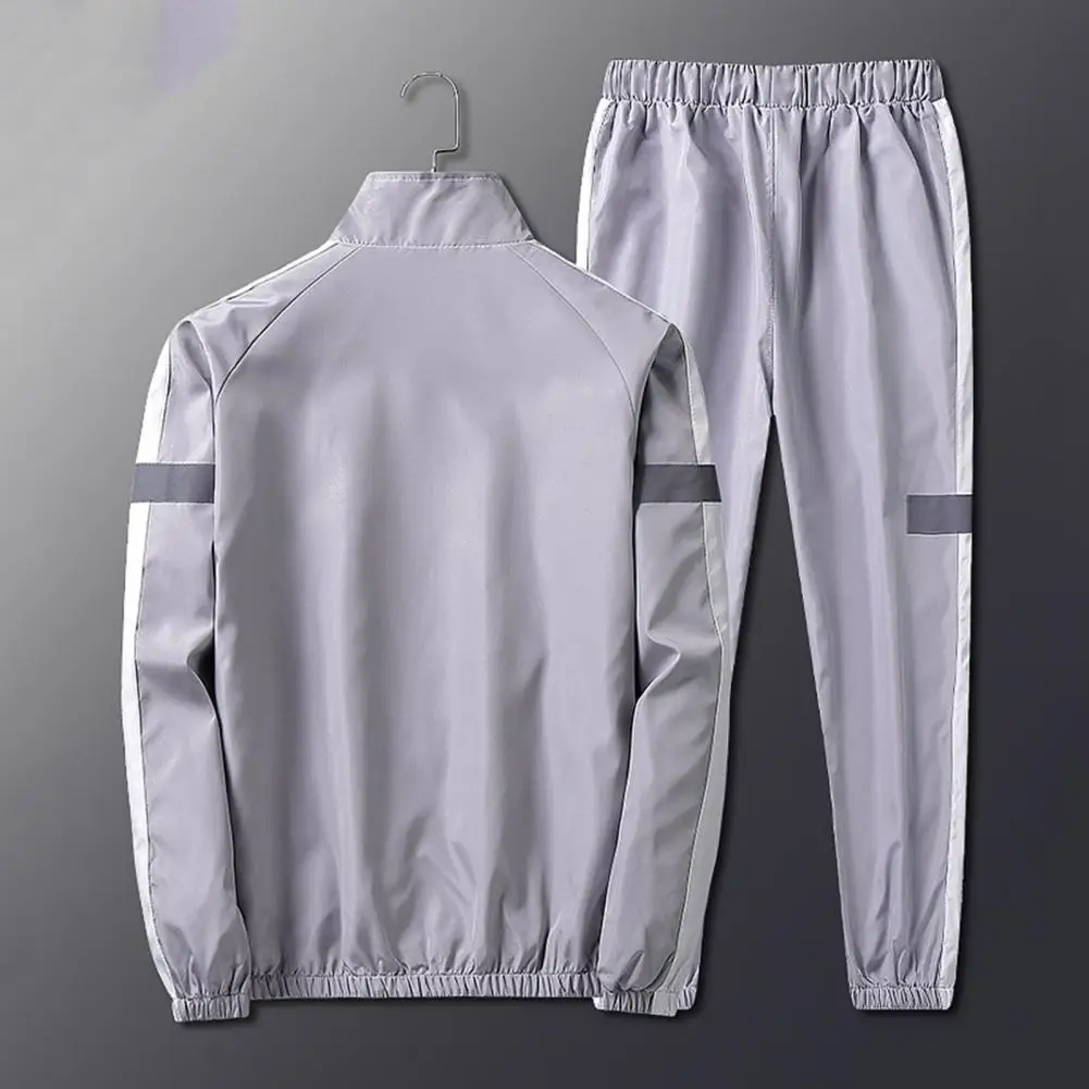 

Comfortable Men Fashion Men Sportswear Suit Handsome Men Tracksuit Soft for Running