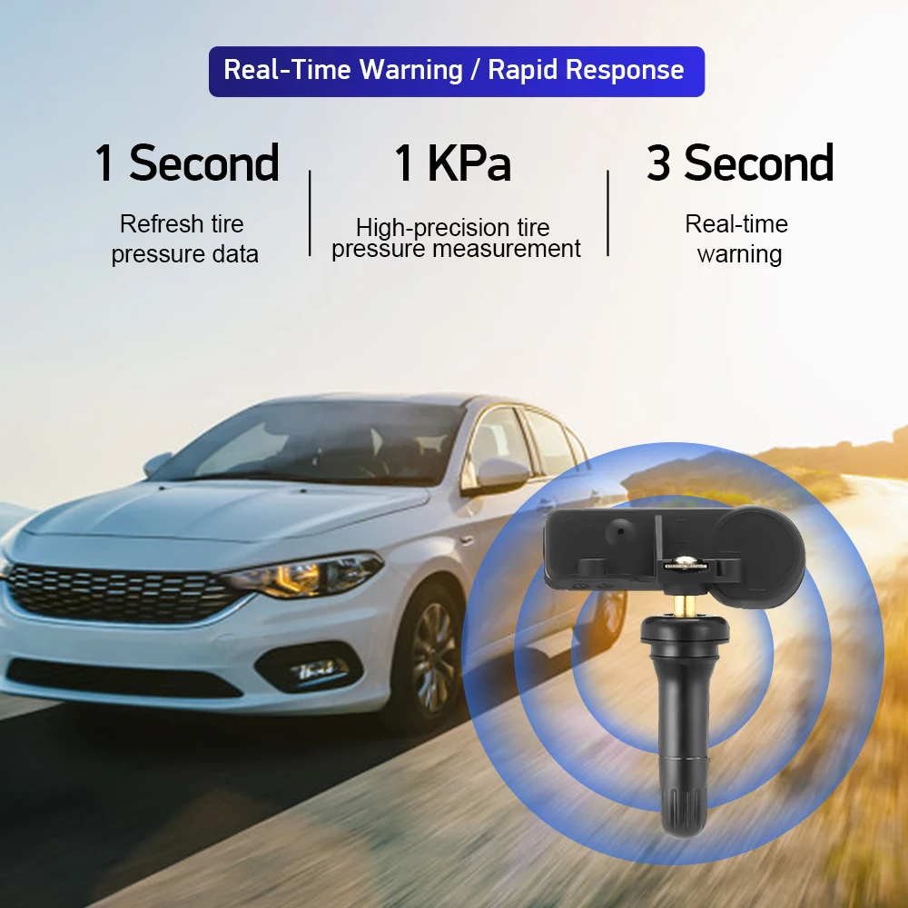 

9L3T-1A180-AF TPMS For Ford Focus Fusion E-150 F-150 Tire Air Pressure Sensor Monitoring System Car Wheel Temperature Sensors