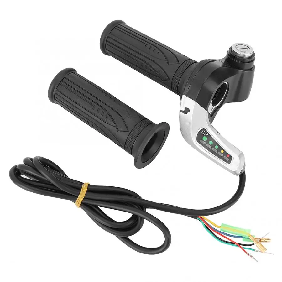 48V 500W LED Electric Bike Motor Scooter Brushed Speed Controller Kit with Lock Throttle Grip E-bike | Спорт и развлечения
