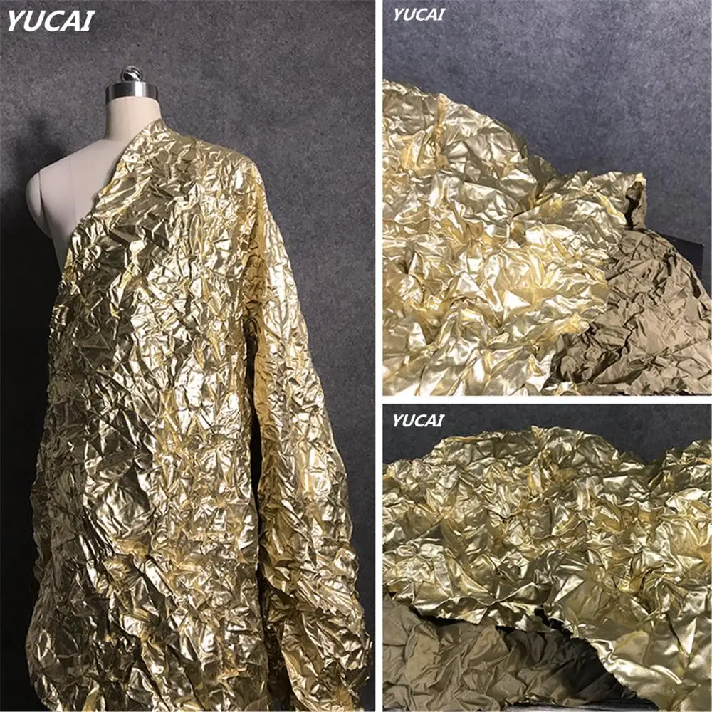 Текстурная ткань ламинирование с золотым покрытием высокотемпературные