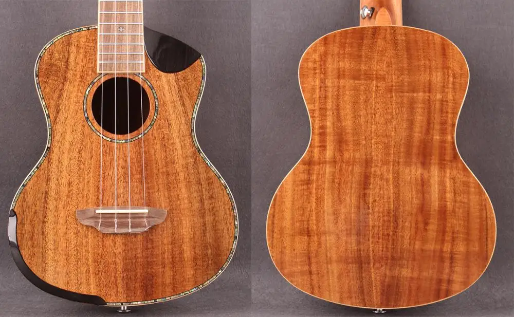 Tenor укулеле Акация Топ Твердые сторона и задняя 4 струны с EVA жесткий