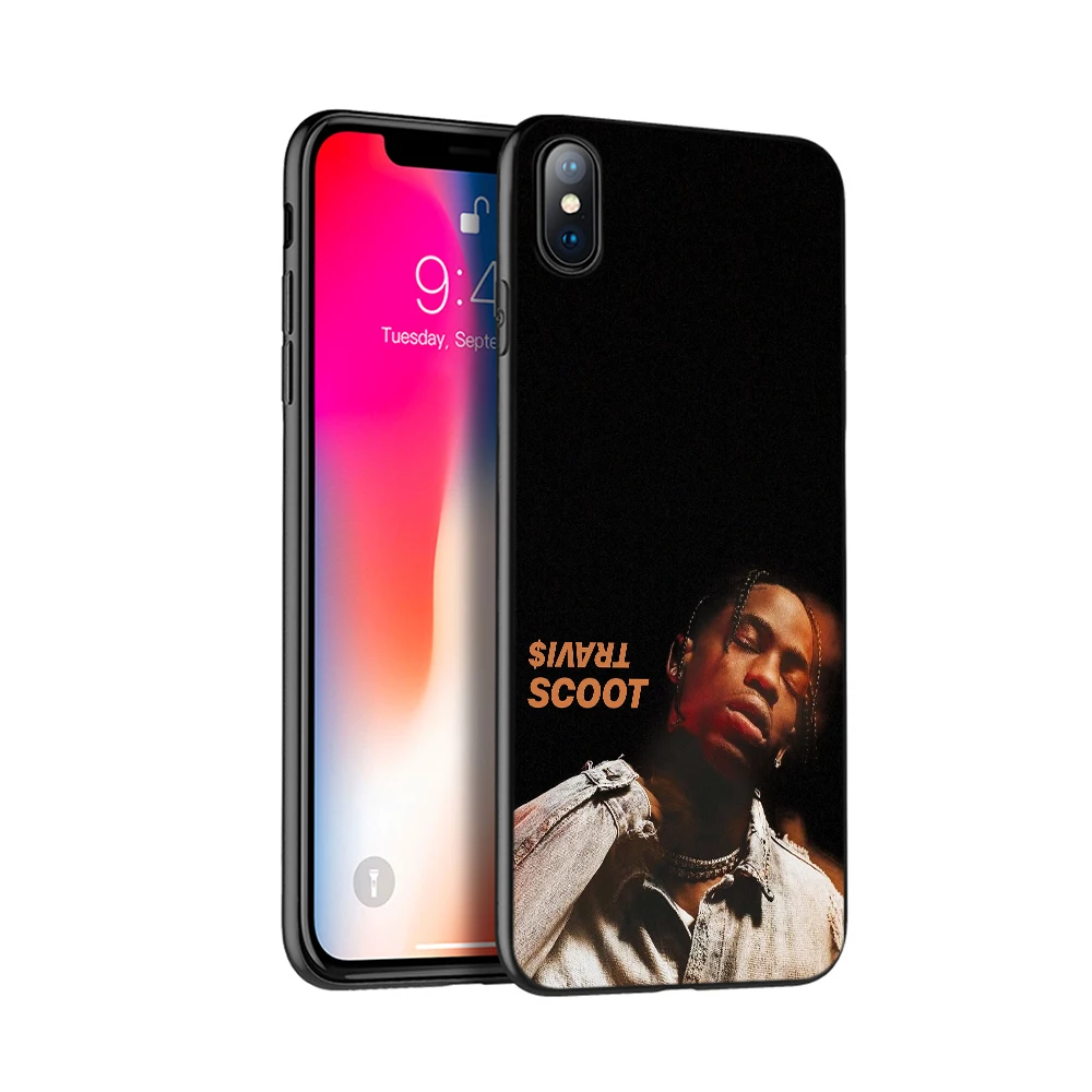 50010 Черный чехол ТПУ для iphone 5 5s se 6 6s 7 8 plus x 10 чехол силиконовый чехол для iphone XR XS 11 pro MAX чехол Трэвиса Скотта astroworld - Цвет: 50010