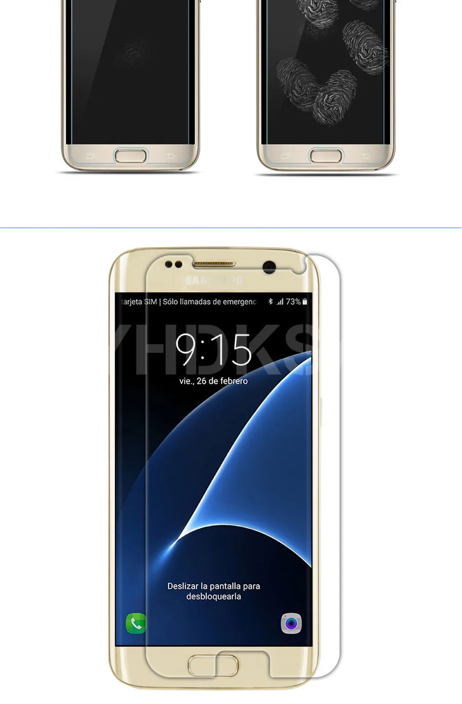 0,22 мм 9H Защитное стекло для samsung Galaxy S7 S6 S5 S4 S3 mini Note 5 4 3 закаленное защитное стекло для экрана