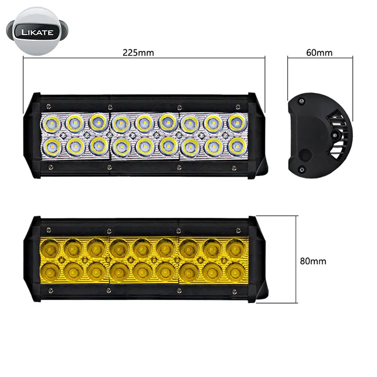 Koop Lkt 9 '18W Spotlight DC12V 24V Led Verlichting Bar Off Road Mistlampen Automotive Rijden Cube Voor Voertuigen 4X4 Atv Suv Truck Boot