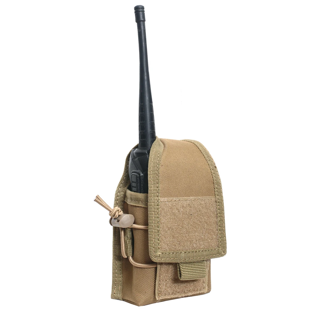 Tactical Molle Walkie Talkie Pouch Interphone Storage Bag Outdoor Radio for Military Use Case Holder | Багаж и сумки